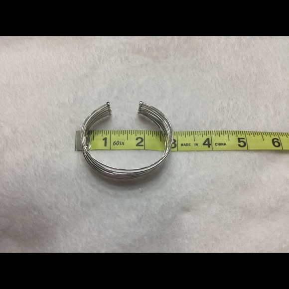 NEW 925 Sterling Silver 8 row cuff - Picture 3 of 4